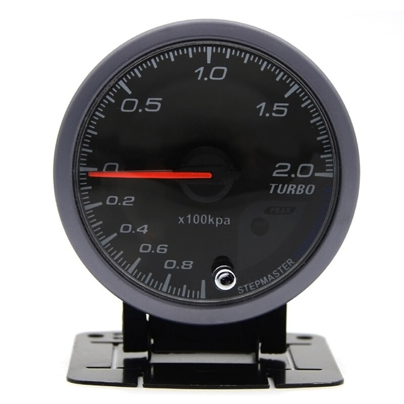 2.5/60mm Auto LED Turbo Boost Gauge Vacuüm Druk Bar Meter Sensor Pro