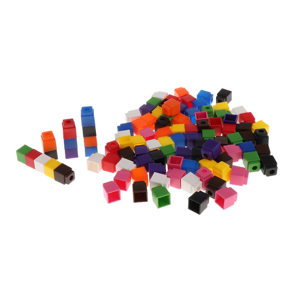 Mathlink Tellen Blokjes Vroege Onderwijs Kinderen 100 Pc 2 Cm X 2 Cm X 2 Cm Blokjes