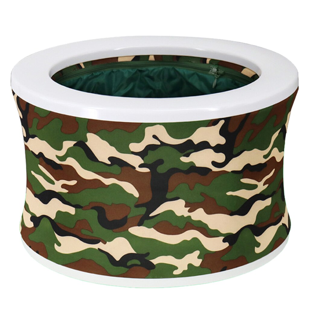 Portable Adults Folding Toilet Car Commode for Camping Hiking Trips ,Lightweight