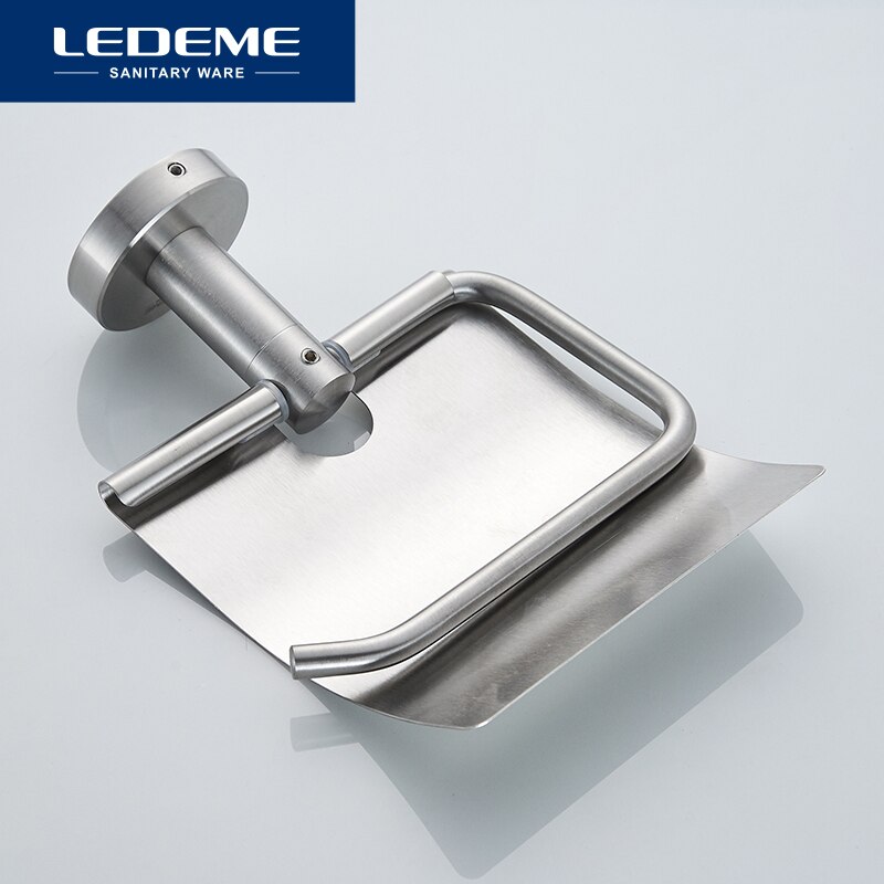 Ledeme Toiletpapier Rolhouder Wandmontage Cup Bad Accessoires Toiletpapier Stand Houder Waterdicht L71703