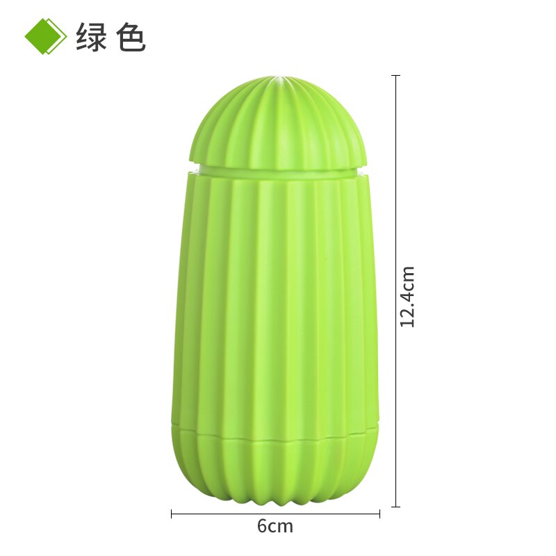 Tandenstoker Box Perstype Automatische Tandenstoker Houder Tandenstoker Dispenser Secret Stash Wattenstaafje Houder Tooth Pick Holder: green