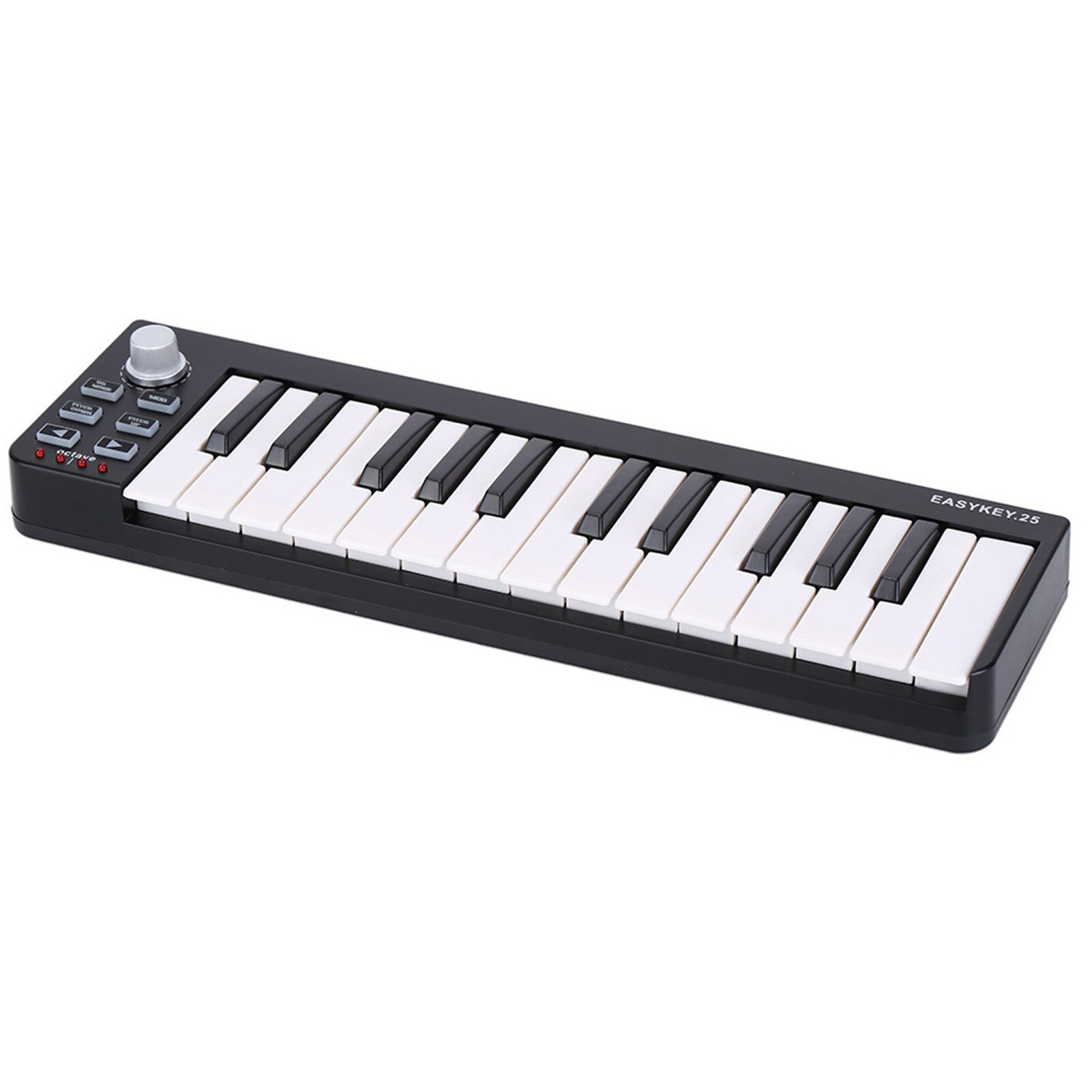 Worlde Easykey.25 Portable Keyboard Mini 25-Key USB MIDI Controller MIDI Keyboard with 4 Programmable Memory Banks