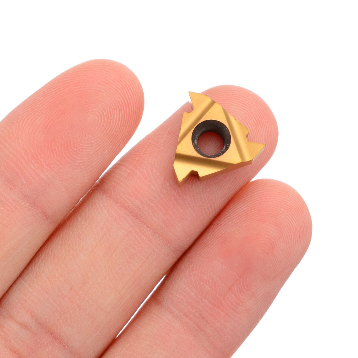 10PCS 16IR AG60 CNC Threaded Carbide Inserts Lathe Threading Blade Tool For Soft Stainless Steel Aluminum Line Processing