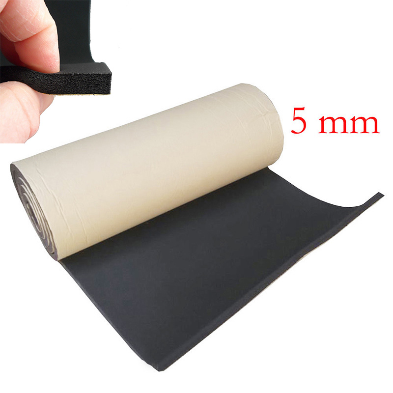 Paksu vaahto auto 5mm ääntä vaimentava vaimennus äänieristys eristys