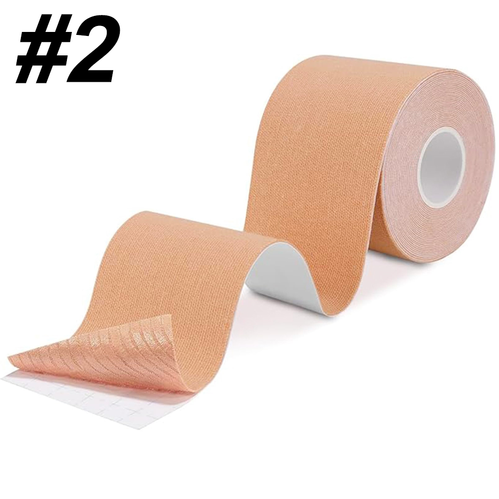 2Roll Kinesiologietape 5cm x 5m, waterdichte atletische tape voor sport, brace en elastische steuntapes voor enkelpolsen, knieën, gewrichten: Blauw