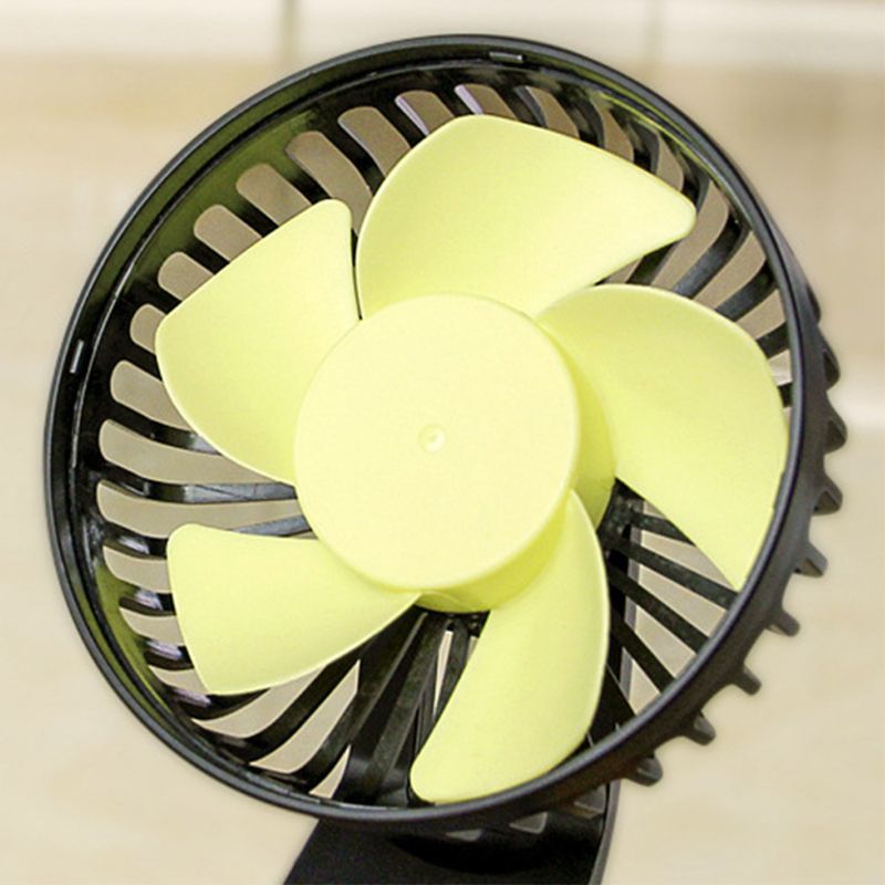 Universele draagbare, dubbele ventilator voor op het bureau, oplaadbaar via usb, multifunctioneel luchtcirculatiesysteem voor in de auto