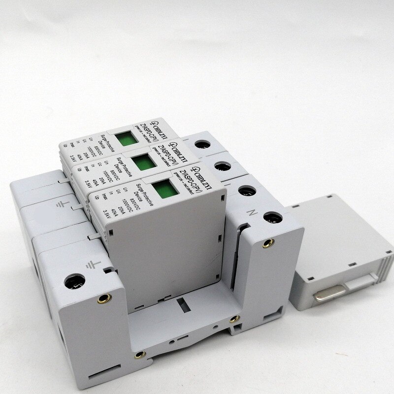 Parafoudre C40 20KA ~ 40KA ~ 275V 385V 420V AC SPD, dispositif de protection contre la foudre, basse tension 1P + N