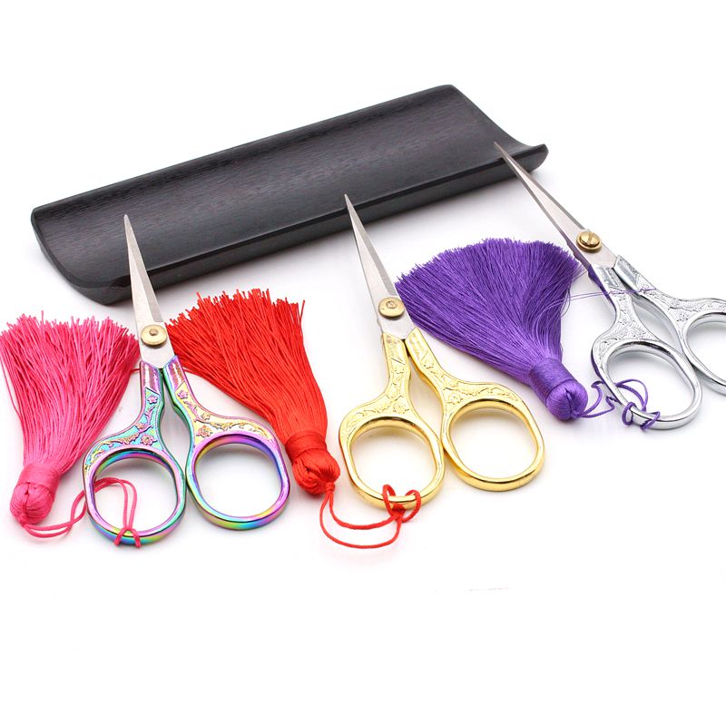 Rvs schaar borduren stof DIY tailoring ambachtelijke kruissteek Europese retro klassieke art naaimachine schaar