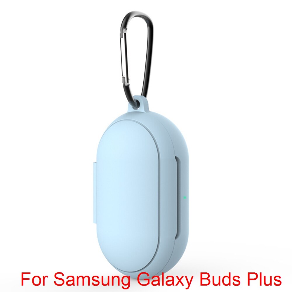 2 in 1 Soft Silicone Protective Case Cover For Samsung Galaxy Buds Plus Metal Colorful Sticker For Samsung Galaxy Buds Plus: 04 Only Case