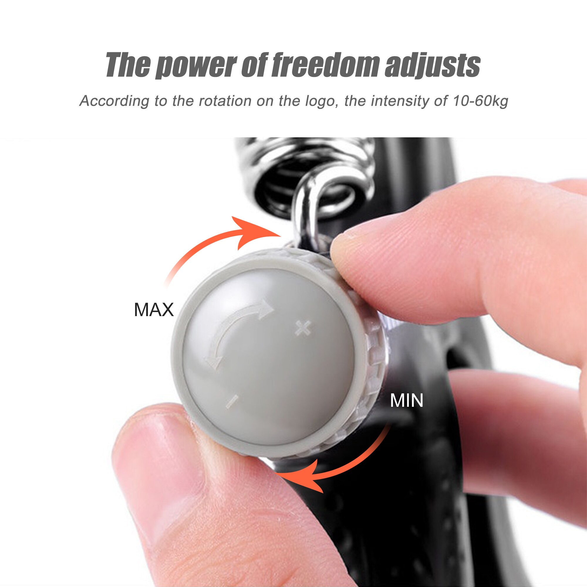 5-60Kg Adjustable Heavy Gripper Fitness Hand Exerciser Grip Wrist Training Increase Strength Spring Finger Pinch Carpal Expander