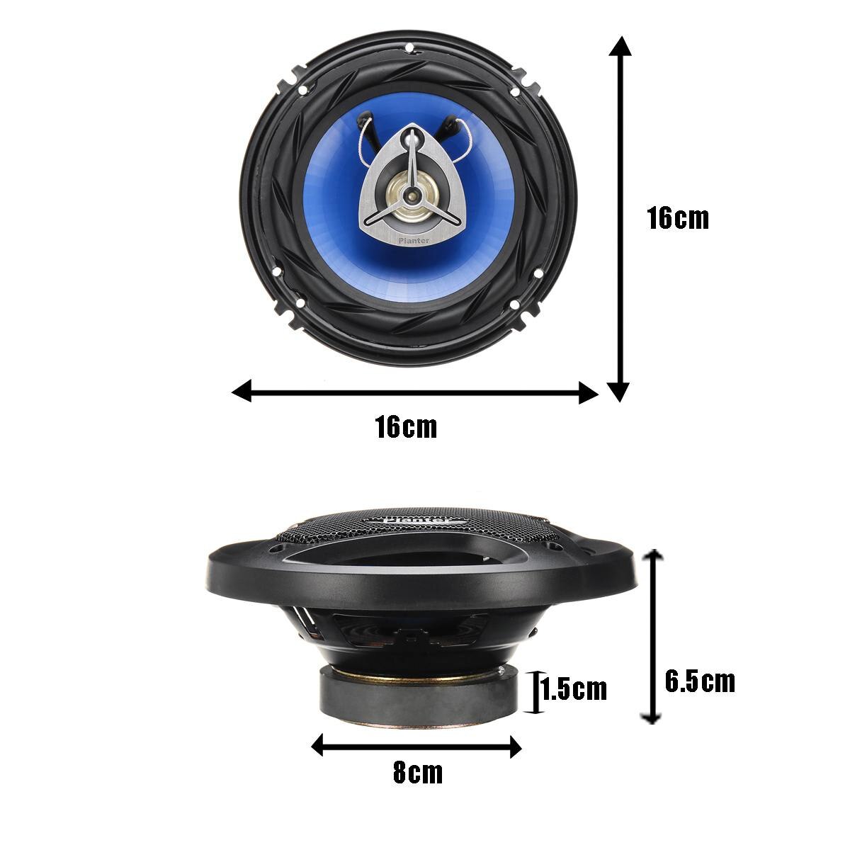 Altavoz de neodimio de rango completo de 6,5 con cono resistente al a Altavoz de neodimio de rango completo de 6,5 con cono resistente al a