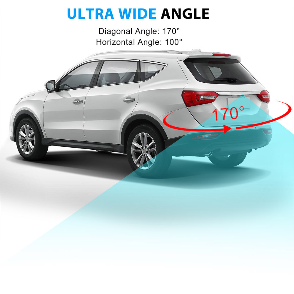 Car Rear View Camera Backup Camera for Ford Focus 2 Sedan 2005 C-Max 170 Degrees Wide Angle Waterproof Reverse Parking