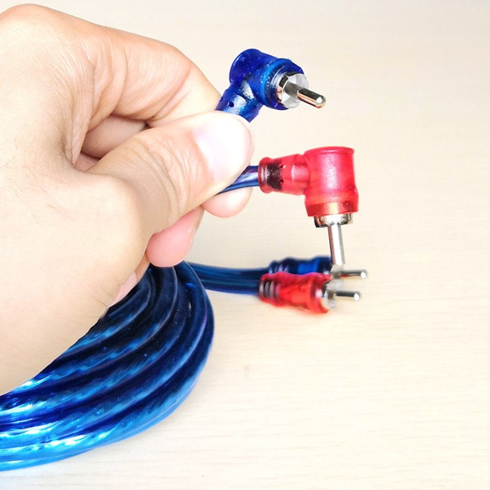 Awg 8 Cable amplificador de potencia Cable de altavoz de graves Set de Cable Kit HiFi para coche Cable de altavoz de graves accesorios de coche