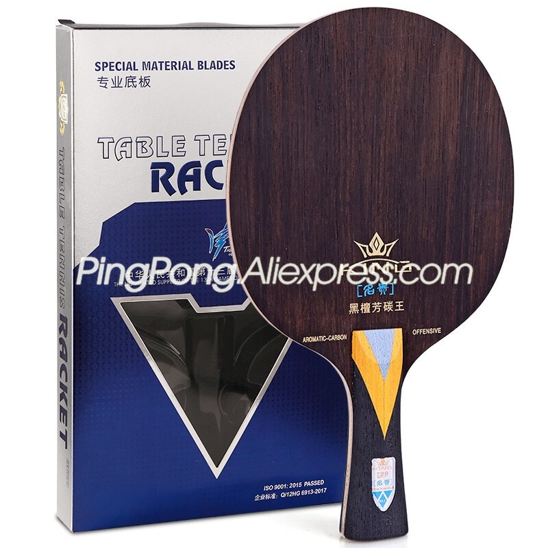 Amistad 729 rey ébano KLC hoja de tenis de mesa 729 palisandro ALC raqueta ébano Ping Pong Bat / Paddle