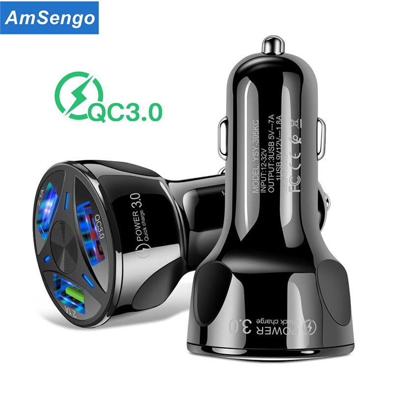 3 usb-anschlüsse für das auto: 48w schnellladeanschlüsse , 7a mini-schnellladeanschlüsse für iphone 12, 12 pro, 11 xiaomi und huawei handys.