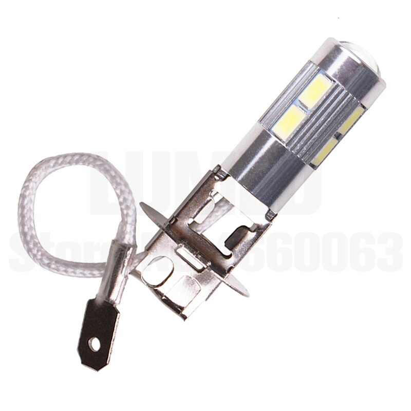 Auto H1 H3 Led Fog Gloeilampen Auto Producten Rijden Lamp 10 Smd 5630 Accessoires Drl Led Auto Lens