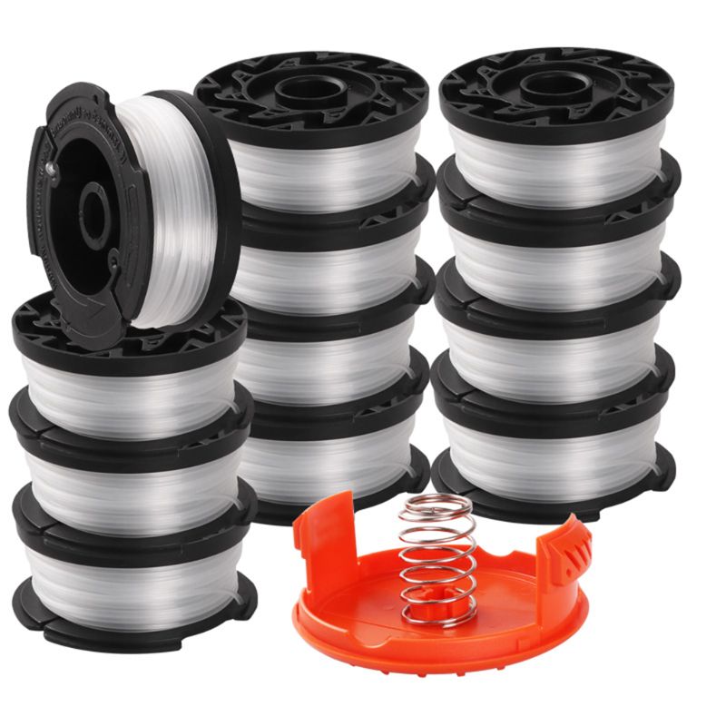 Line String Trimmer Replacement Spool,30ft 0.065" Autofeed String Trimmer Line Replacement Spool for Black+Decker String Trimmer