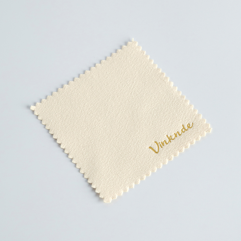 100 st. polerdukar, anpassad logotyp, silverrengöringsduk, mjuk, rengörande trasa, avtorkningsduk, silver, guld, smyckesverktyg: 45cm / Svart zinkpläterad