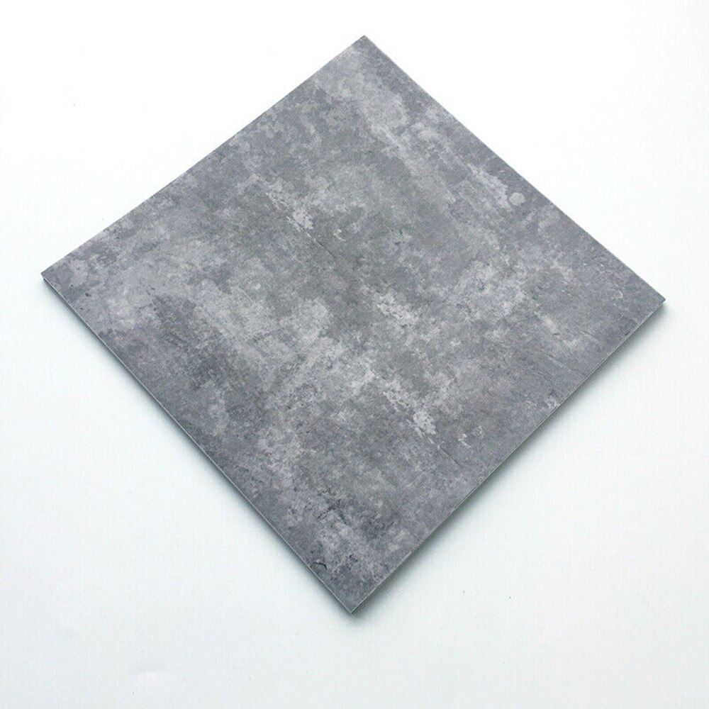 10pcs Tile Stickers Transfers Mosaic Marble Stone Effect Gray Kitchen Bathroom Craft Wind Cement Tile Wall Sticker