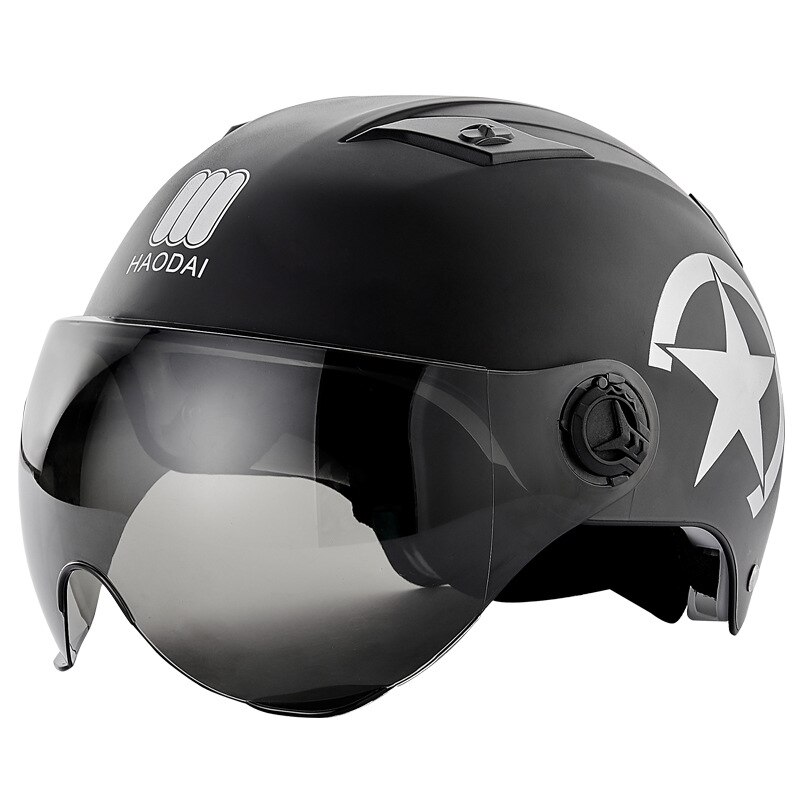 GOPLUS moto casques cyclisme vélo électrique casque Motocross demi casque lentille visières hommes femmes Scooter moto casque