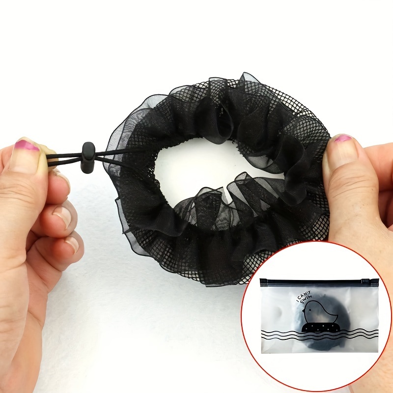 Osynligt hårnät hårknut hårspänne hårskydd för vuxna, flygvärdinnor, sjuksköterskor, ballerinor och dansare, med hår: Lavendel-