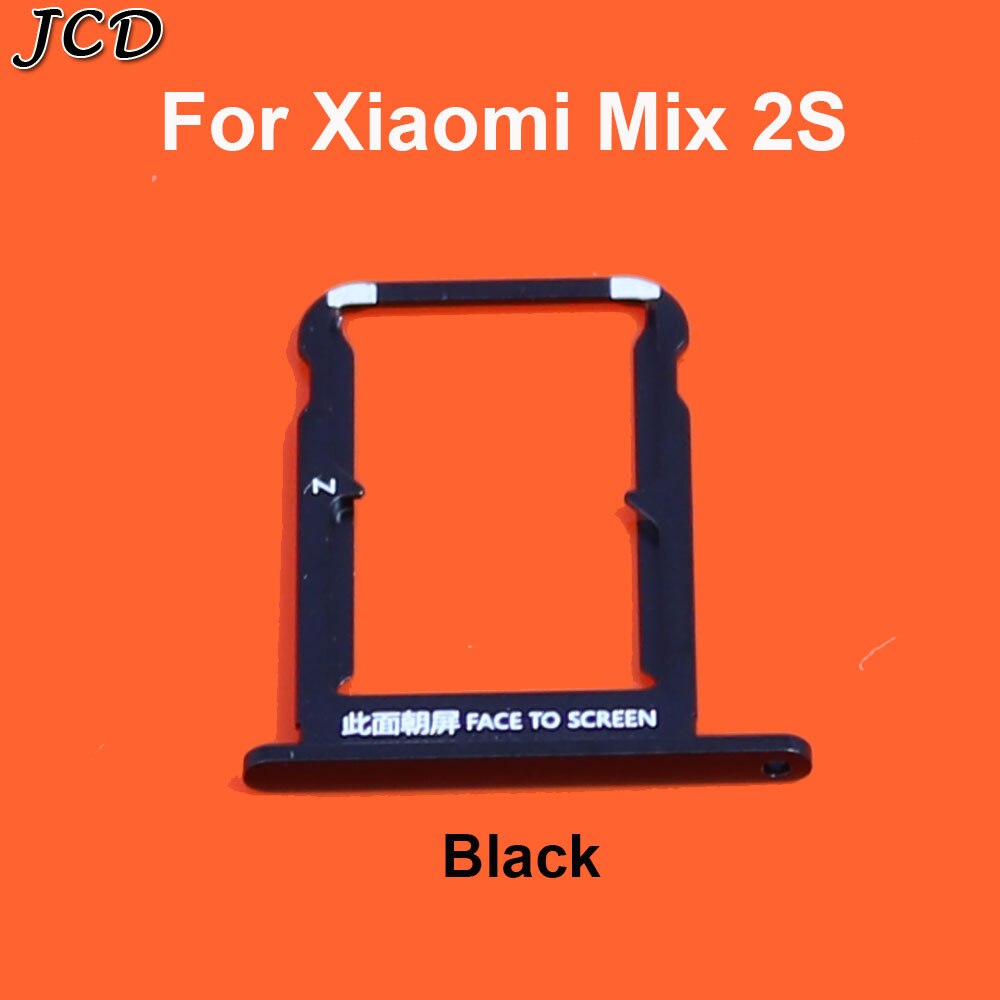 JCD For Xiaomi Mi MIX 2 MIX2S Card Tray Holder SIM Card Slot Adapter SIM Socket Replacement Repair Spare Parts