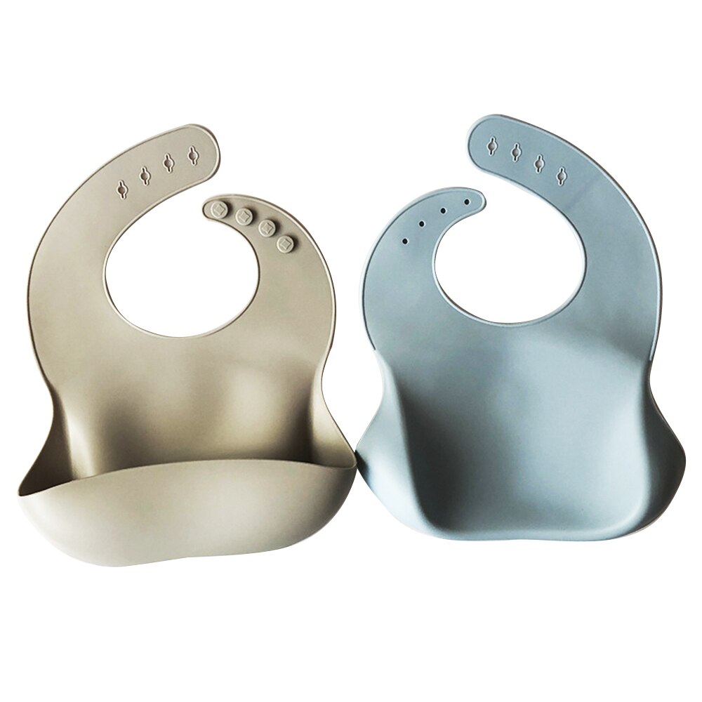 Silicone bébé bavoir infantile burp chiffons réglable étanche goutte à goutte bébé doux -né alimentation bave écharpe bave pour enfant en bas âge