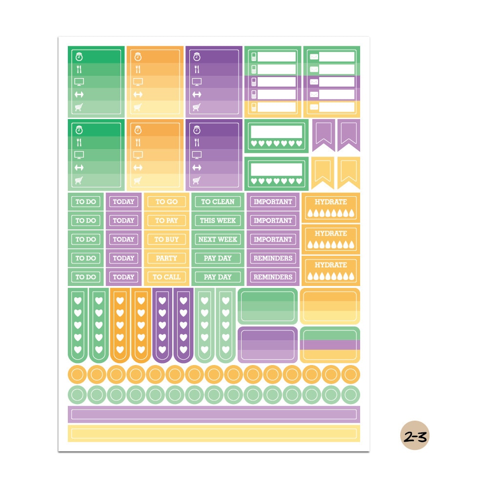 730pcs Weekly Daily Planner Stickers Monthly Planning,to Do List Stickers, Weekly Plan Agenda Stickers For School Home Office