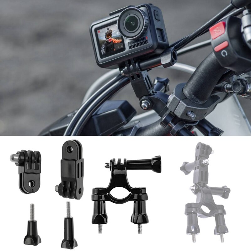 16 en 1 Action caméra équitation/Parachute/glisse ensemble pour Osmo poche cardan Action caméra accessoires (plat Arc Base + J Mount + Bicycl