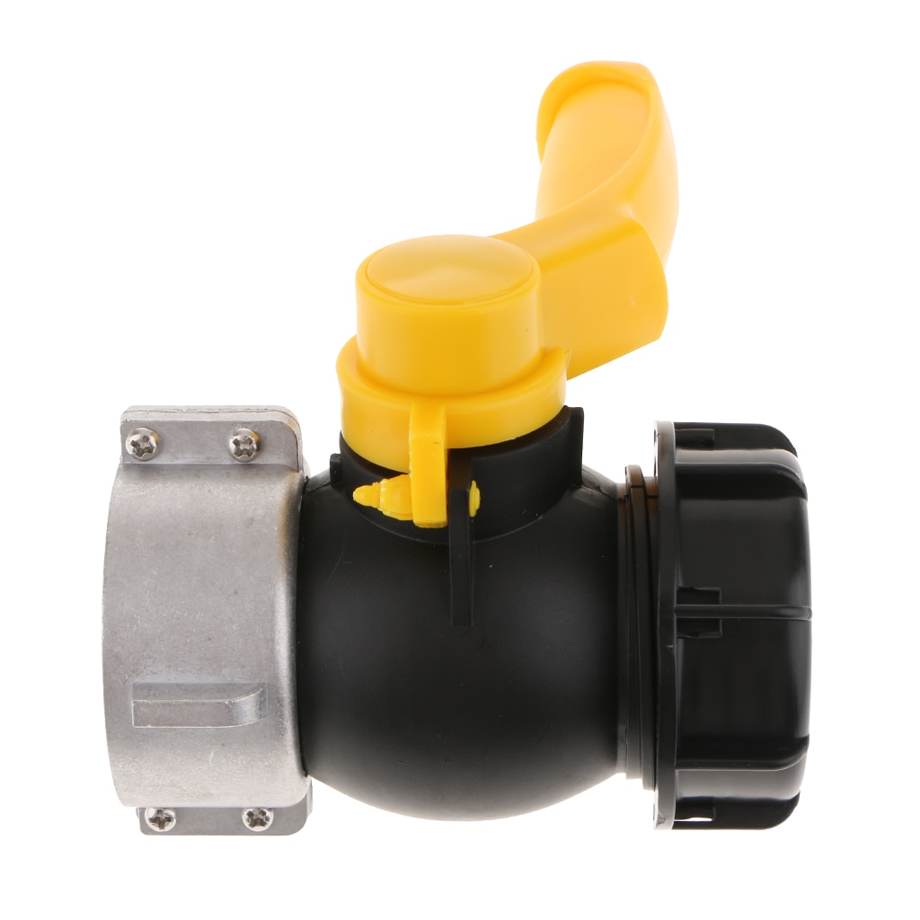 1000L IBC Tote Valve Adapter Connector IBC Tank Container Fitting Hose, (62mm to 55mm) Thread