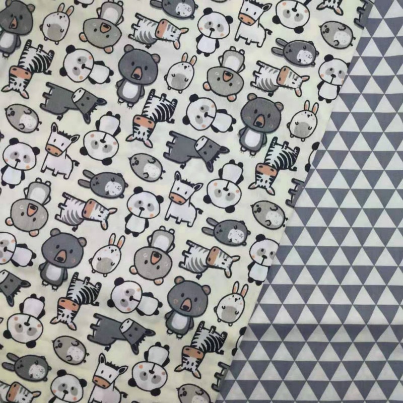 Kleine panda 100% twill katoen beddengoed kinderkleding accessoires