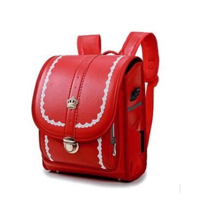 Ransel Randoseru Japanse schooltas met grote capaciteit, automatisch slot, lichtgewicht boekentas, leer voor meisjes, jongens, #9