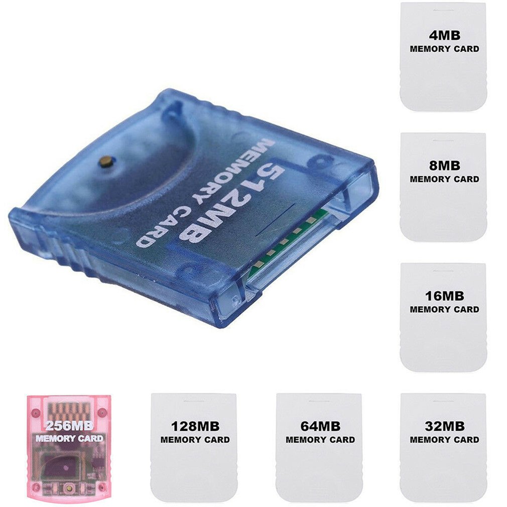 Practical Memory Card For Wii Gamecube Game 4MB~512MB 8192 Blocks Memorial Stick Memory Card For WII Version Games
