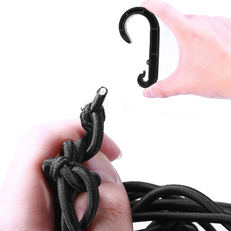 90X120cm Truck Bed Cargo Net Black, Heavy Duty Bungee Nets with 12 D Clip Carabiners, for Truck SUV Trailer RV