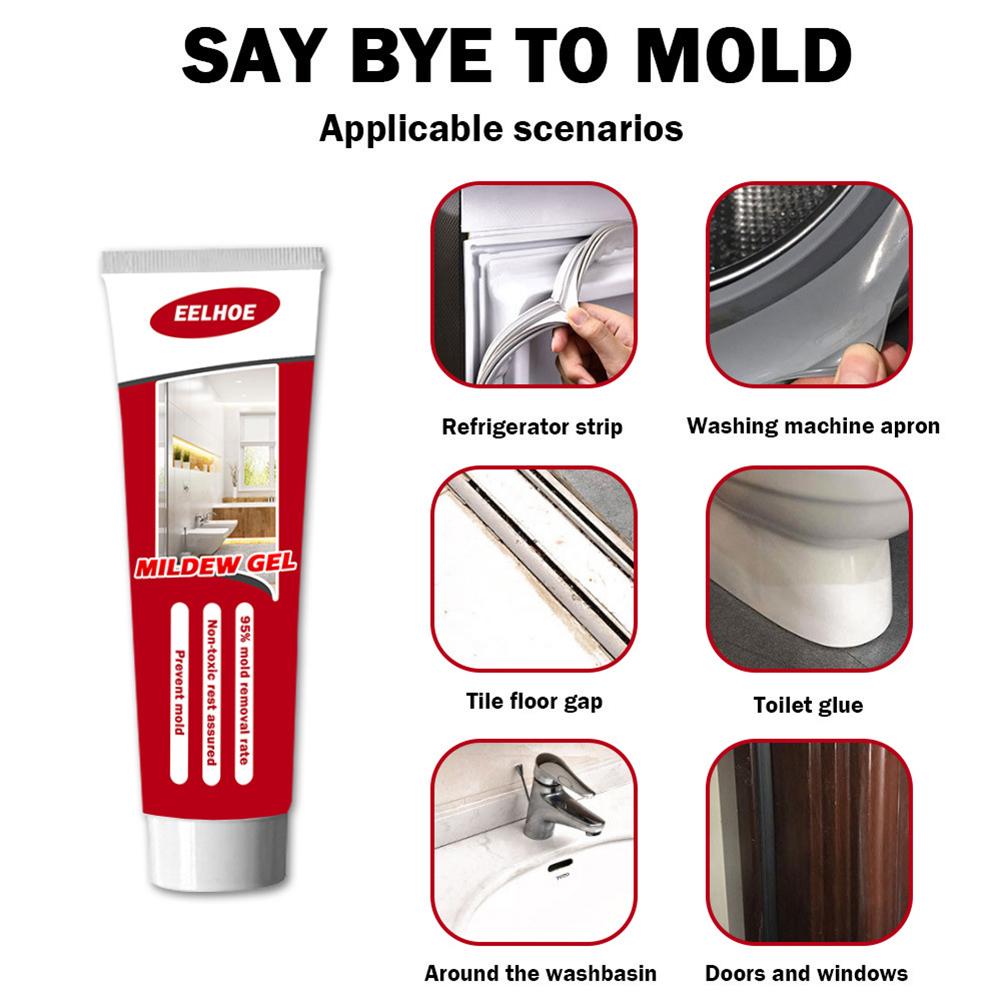 Mildew Removing Gelatin Tile Remover Wall Mildew Cleaner 120g