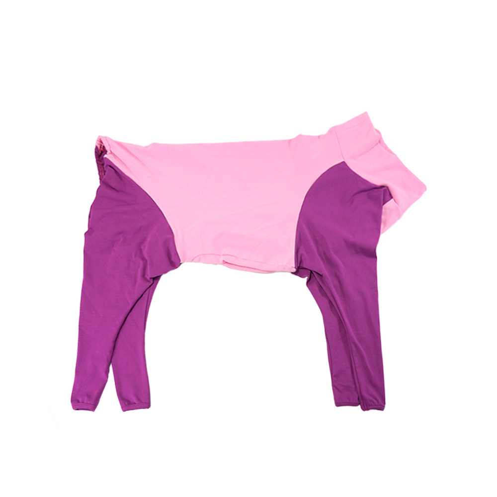 Monos a la para perros grandes, ropa de cuatro patas para perros Golden Retriever de Hawai, Mono para primavera y otoño: Purple Red / 11XL
