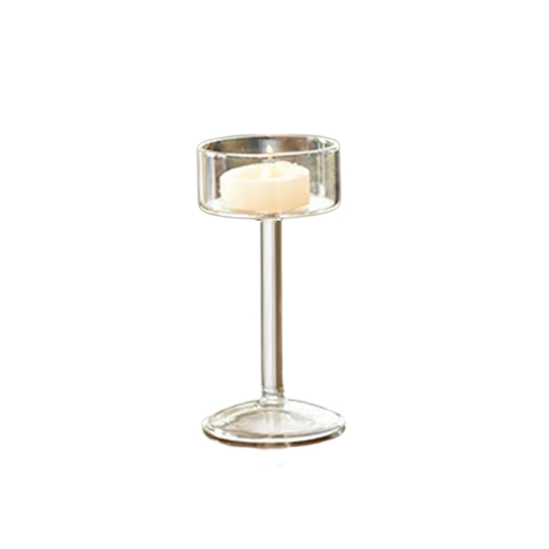 Glas Teelichthalter Mit Stiel