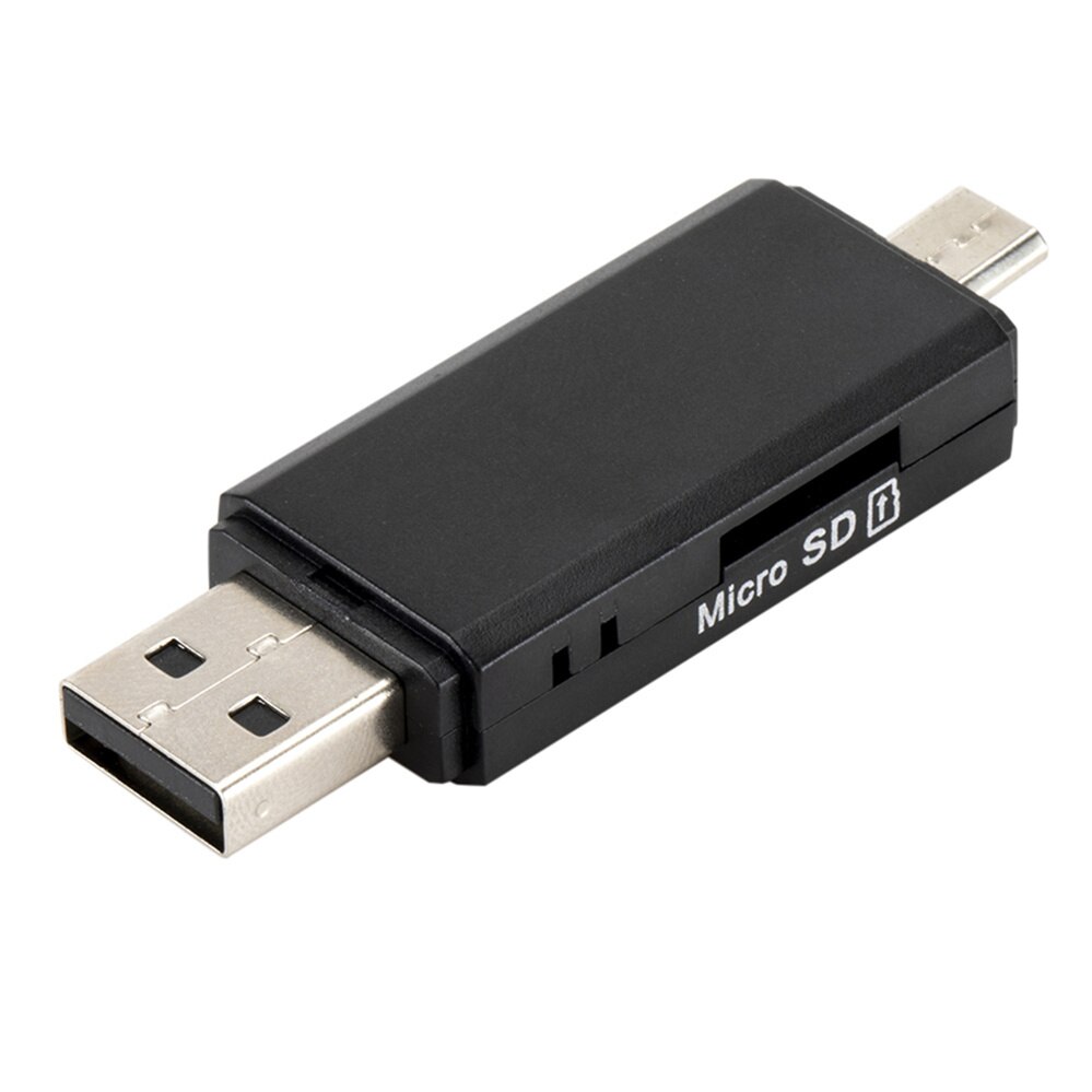 Weevnn Otg Micro Sd Kaartlezer Usb 2.0 Kaartlezer 2.0 Voor Usb Micro Sd Adapter Flash Drive Smart Memory kaartlezer