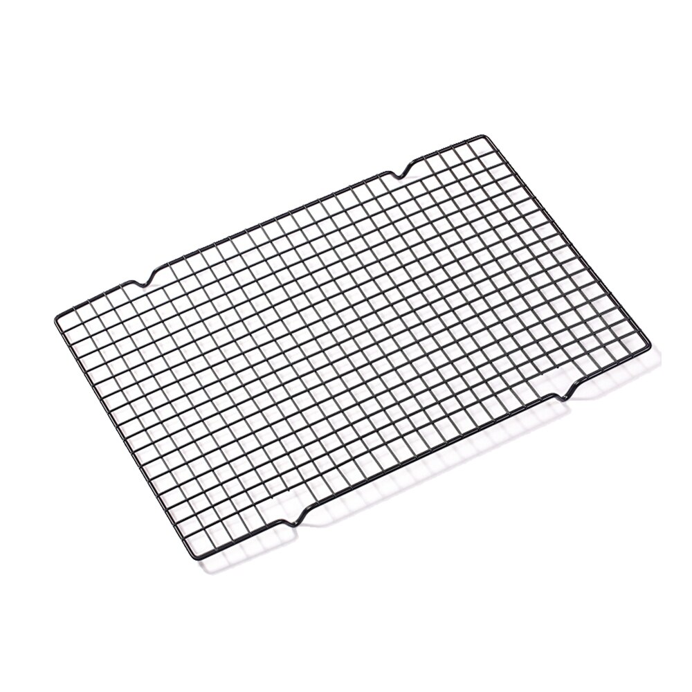 Stainless Steel Wire Grid Cooling Tray Cake Food Rack Oven Kitchen Bread Barbecue Cookie Holder Shelf: Default Title