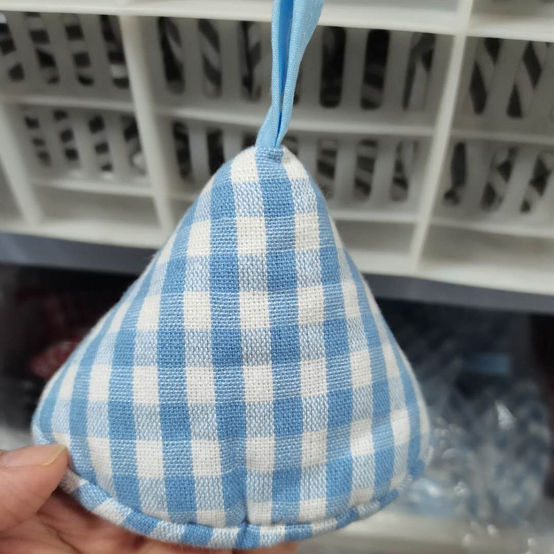 Kitchen Gloves While Cooking Protect Hands Non-Slip Heat Resistant Kitchen Accessories For Pot Holder XHC88: light blue grid