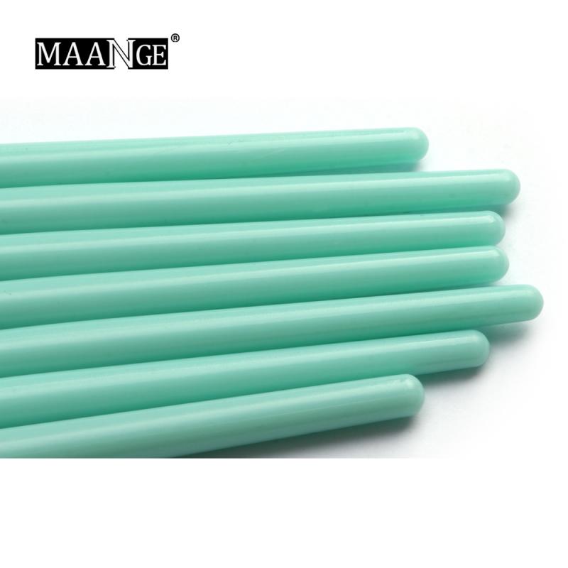 Portátil 10 unids/set maquillaje de ojo cepillo de sombra delineador frente Kit de herramienta de las mujeres ojo maquillaje cosméticos
