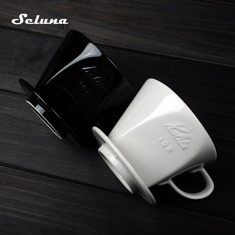 101/102 Cone Coffee Dripper Ceramic Hand Drip Coffee Filter V60 Permanent Coffee Brewer Pour Over Coffee Maker Drip Filter