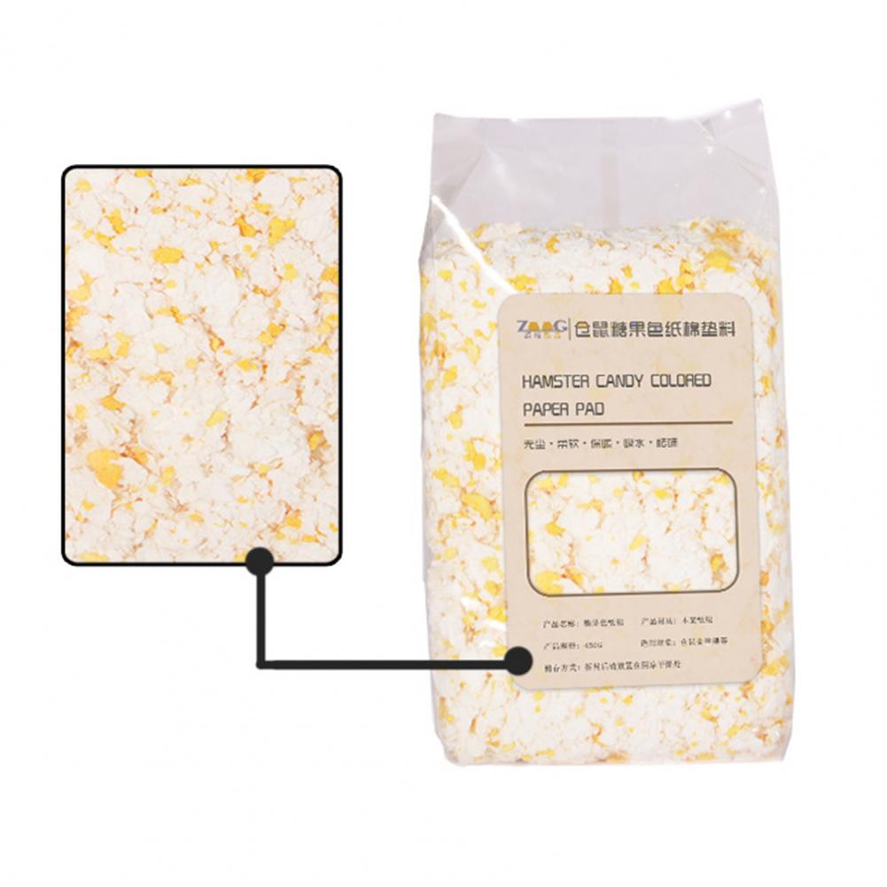 Baumwolle Füllstoff Funktionale Hamster Süssigkeit Farbige Papier Pad Ultraleicht niedrig-staub Papier: Gelb