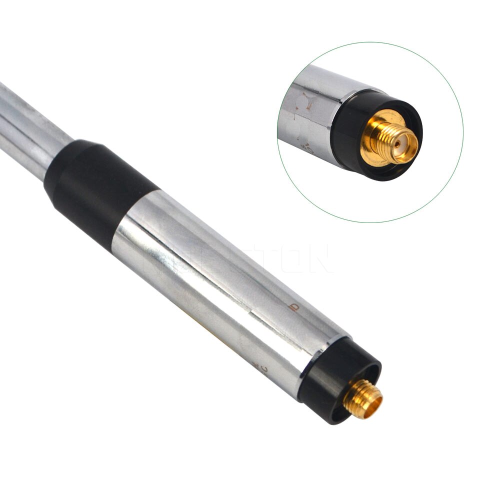 kebidumei SMA-Female RH770 Dual Band Antenna 144MHz/430MHz Handheld Telescopic Radio Antenna for BAOFENG Wouxun/Kenwood etc