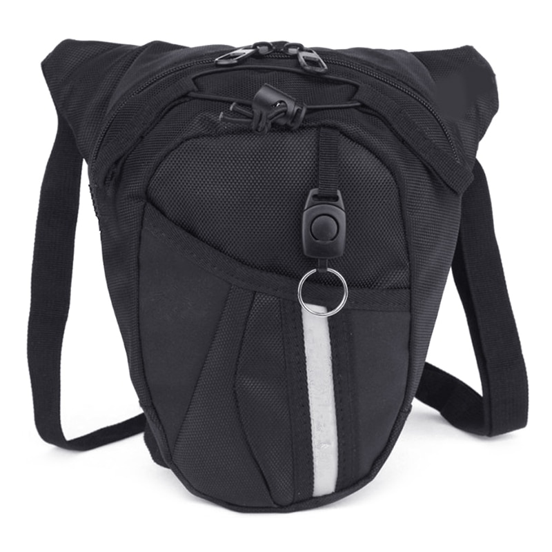 Riñonera para hombre, bolsa para exteriores, riñonera para motocicleta con caída de la pierna, riñonera Unisex, riñonera para cinturón de bicicleta