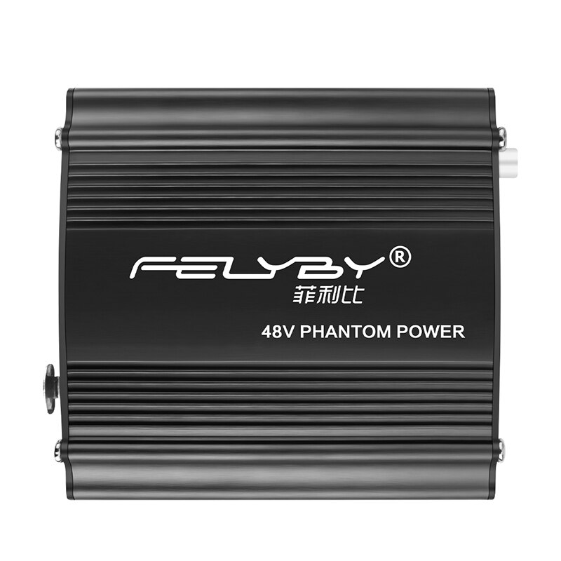 FELYBY 48V phantom power for any condenser microphone recording