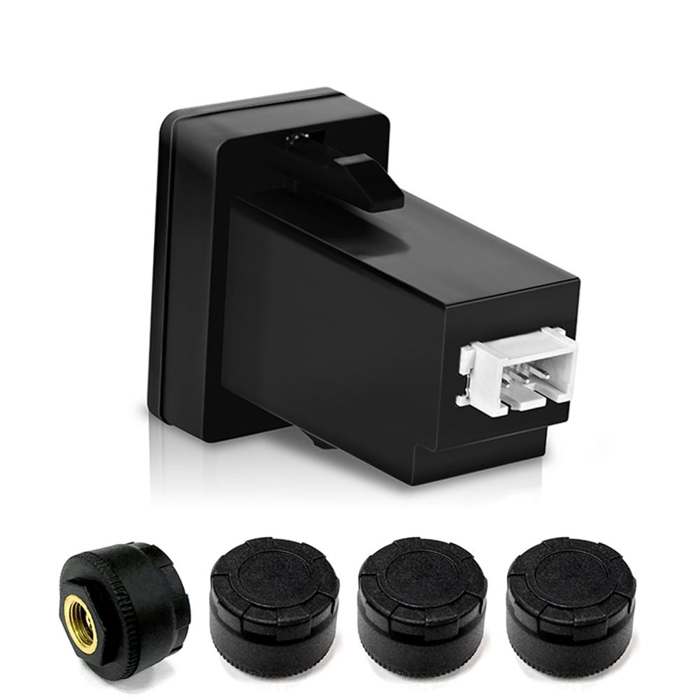 U912 Auto TPMS Draadloze Auto Tire Pressure Monitoring System Met 4 Externe Sensoren LCD Embedded Monitor Voor To-yo -ta Alleen