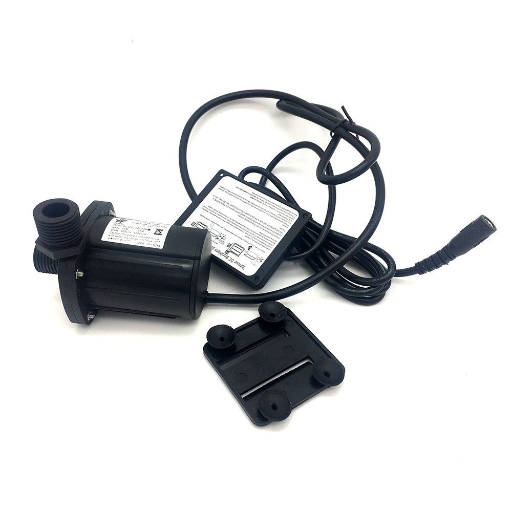 1000bt 12v 24v højtryk 17m maks. vandhoved børsteløs pumpe 900 ~ 1200l/ timer dyk vandpumpe