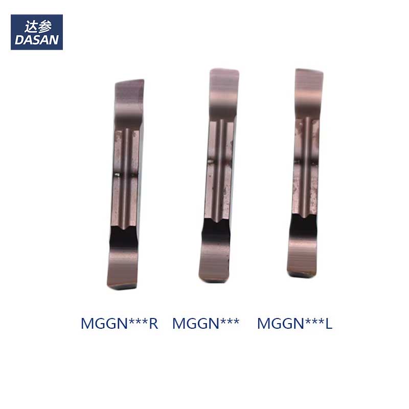 10 pz MGGN MGGN200 MGGN300 MGGN400 R-30 L-30 R-45 L-45 Dasan Inserti in Metallo Duro fessura Scanalatura lama Tornio CNC Utensile Da Taglio: Oro / 95 °