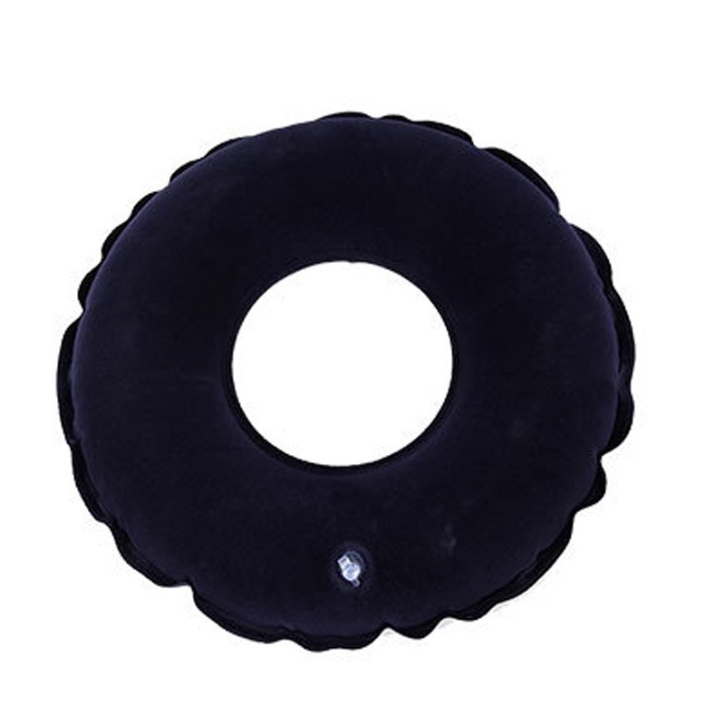 4x Aufblasbare Campingkissen 47x30cm - PVC Beflockung & Ergonomisch | Für Reise & Outdoor